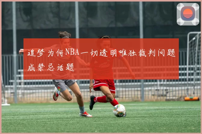 追梦为何NBA一切透明唯独裁判问题成禁忌话题